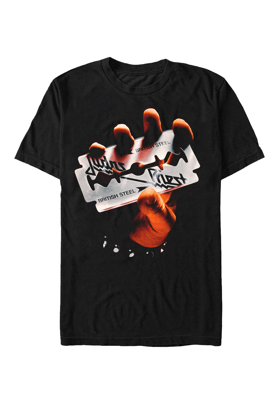 judas-priest-british-steel-t-shirt-noir-homme image 1