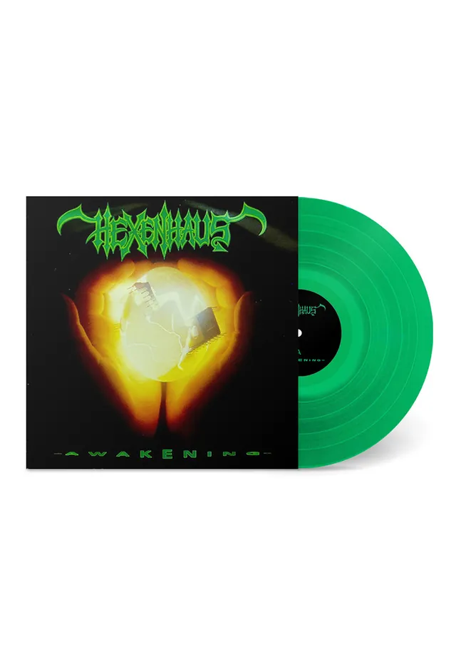 afm-hexenhaus-awakening-vinyle-couleur-vert-nightmare-thrash image 1