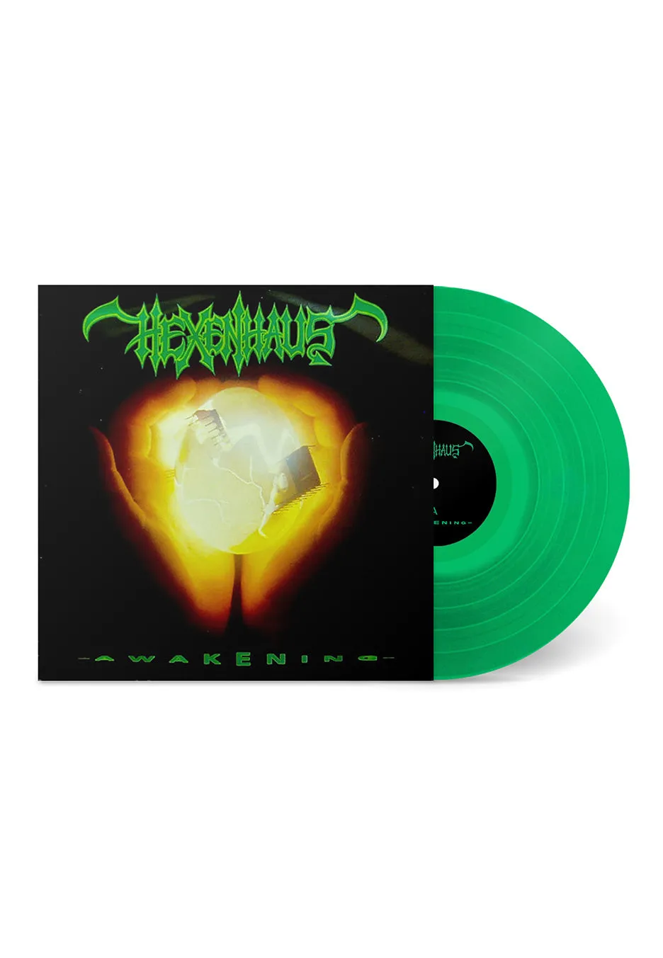 afm-hexenhaus-awakening-vinyle-couleur-vert-nightmare-thrash image 1