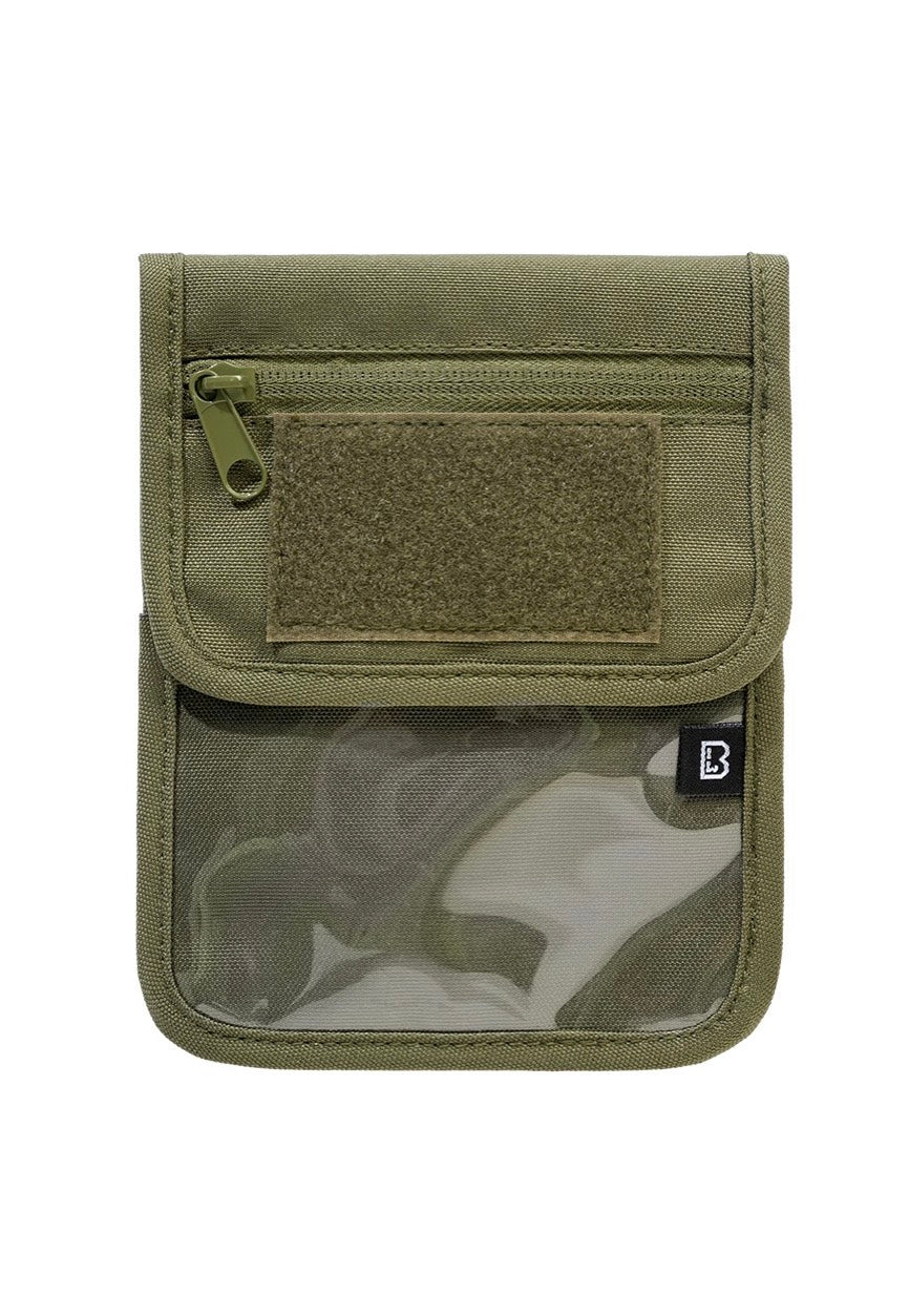 brandit-chest-pocket-pochette-tour-de-cou-olive image 3