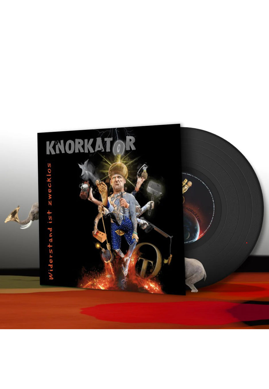 knorkator-widerstand-ist-zwecklos-vinyle-metal image 1