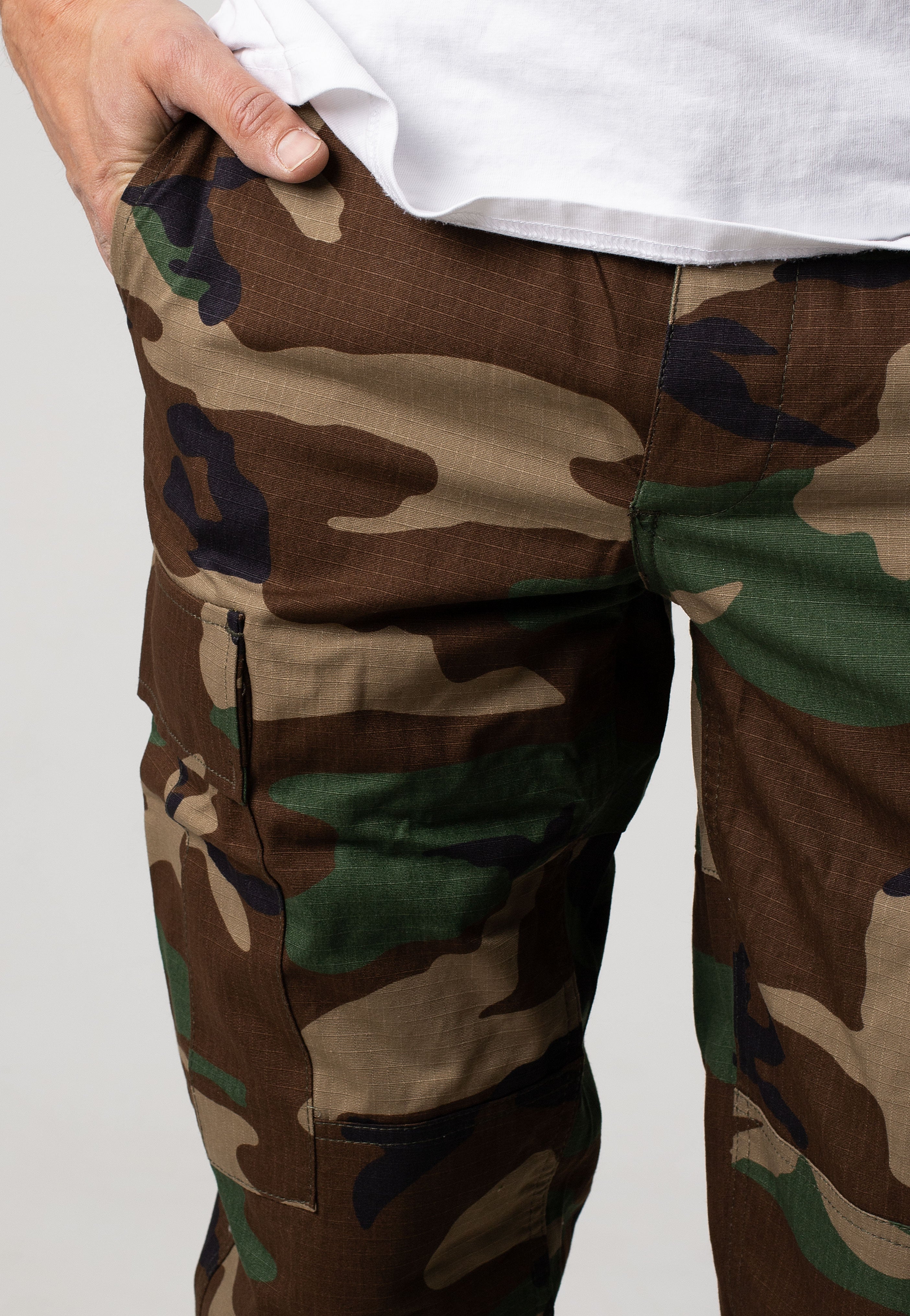 mil-tec-us-bdu-slim-fit-pantalon-cargo-noir image 5