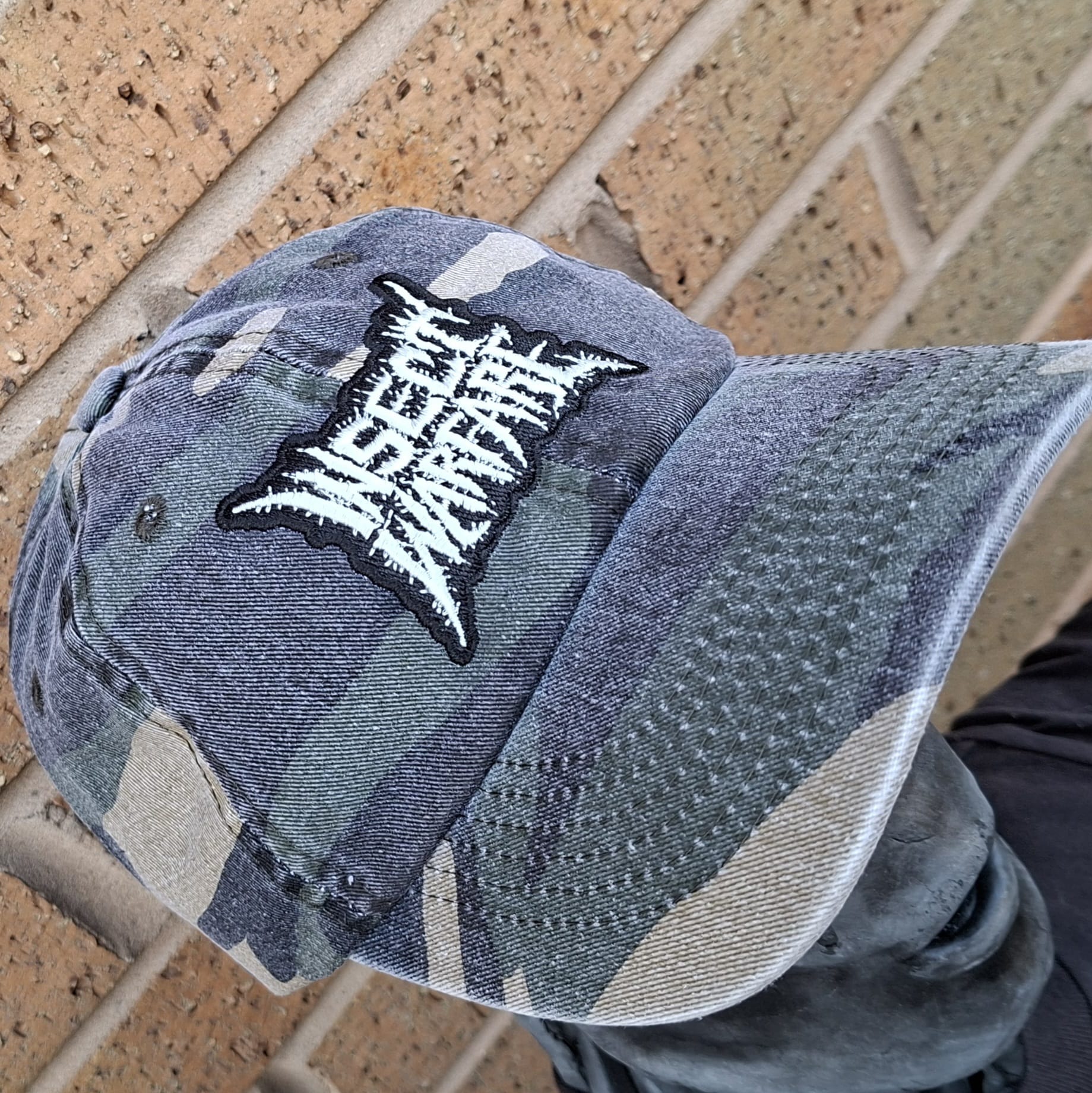 783punx-insect-warfare-logo-casquette-camo-vert-phosphorescent image 2