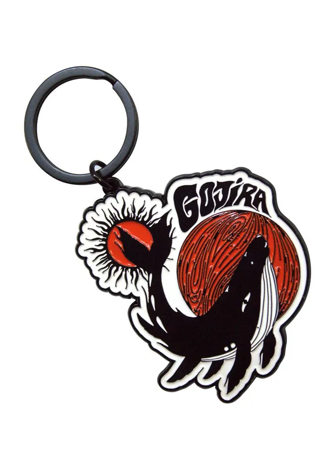 gojira-whale-porte-cl-s-m-tal-multicolore-taille-unique image 1