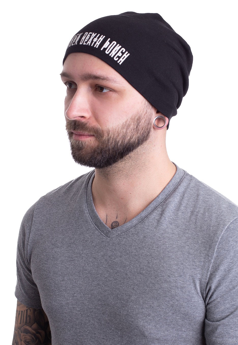 five-finger-death-punch-justice-logo-bonnet-noir-taille-unique image 3