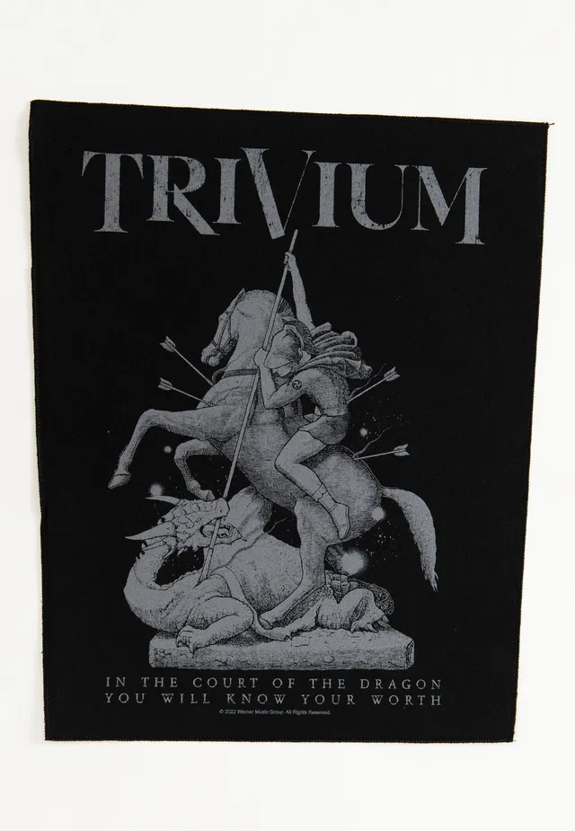 trivium-in-the-court-of-the-dragon-backpatch-noir image 1