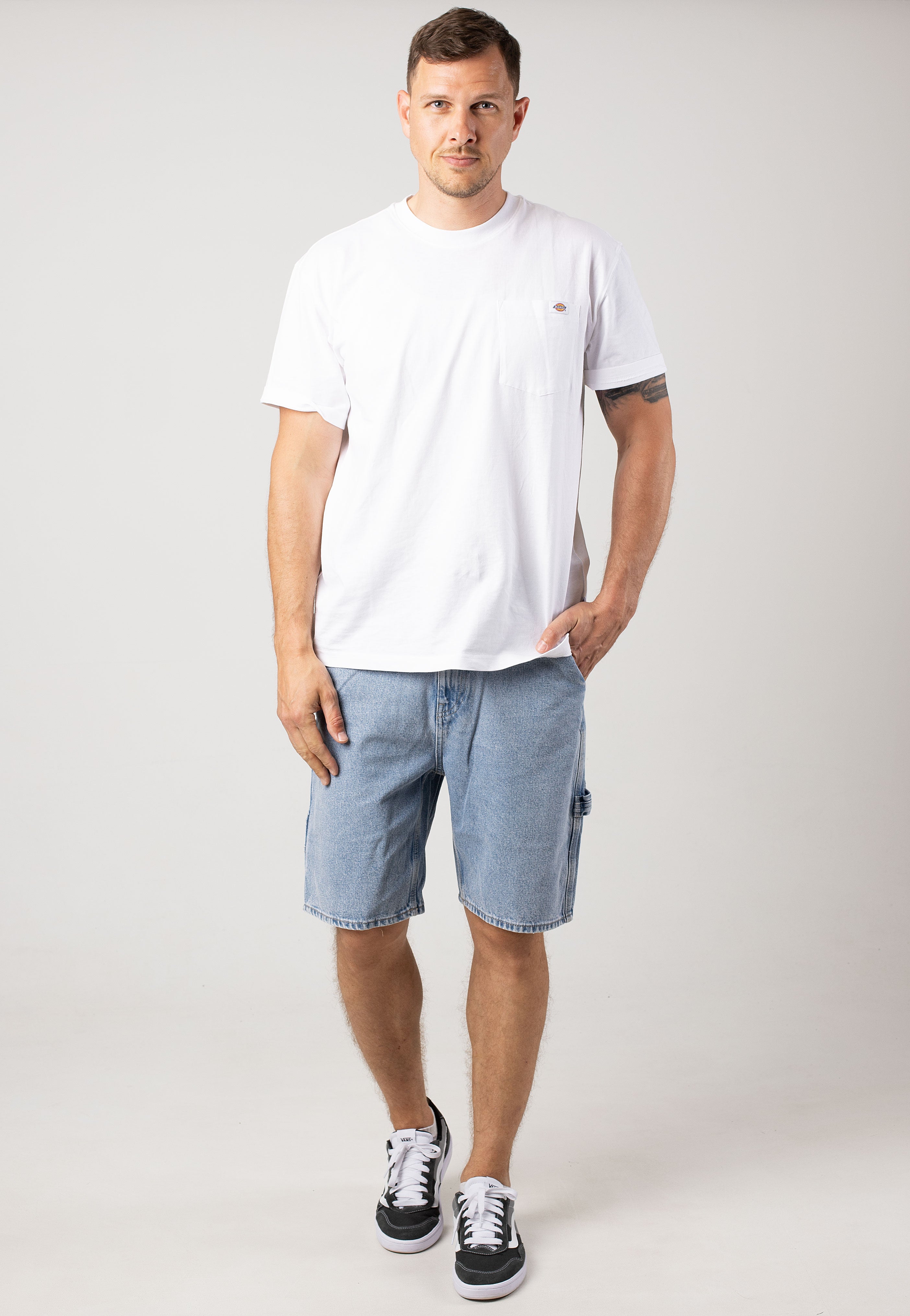 only-sons-edge-car-short-jean-homme-bleu-clair-m image 7