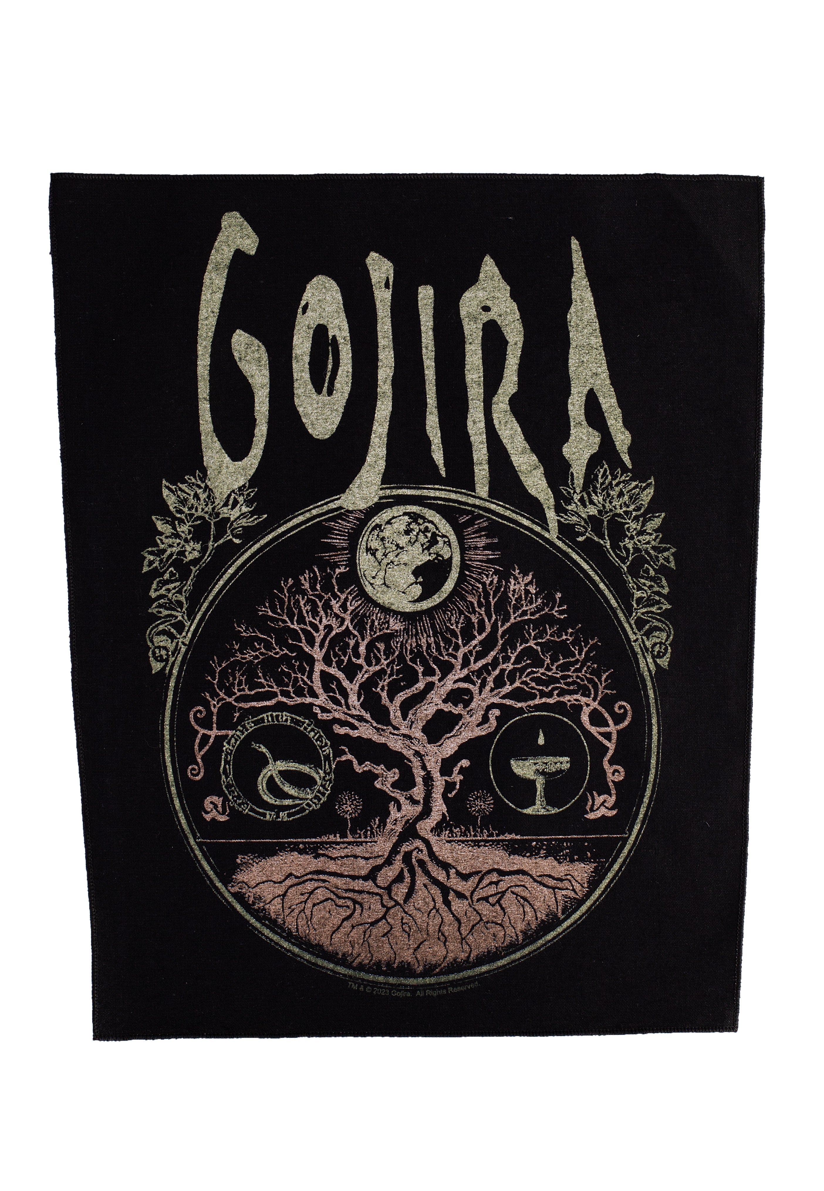 gojira-tree-of-life-backpatch-noir-death-metal image 3