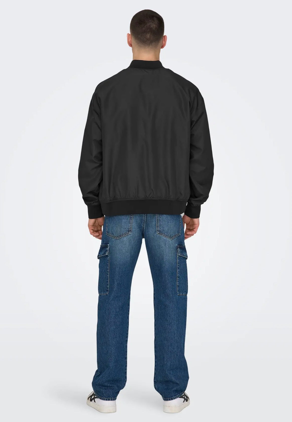 only-sons-gavin-bomber-veste-bomber-homme-noir image 5