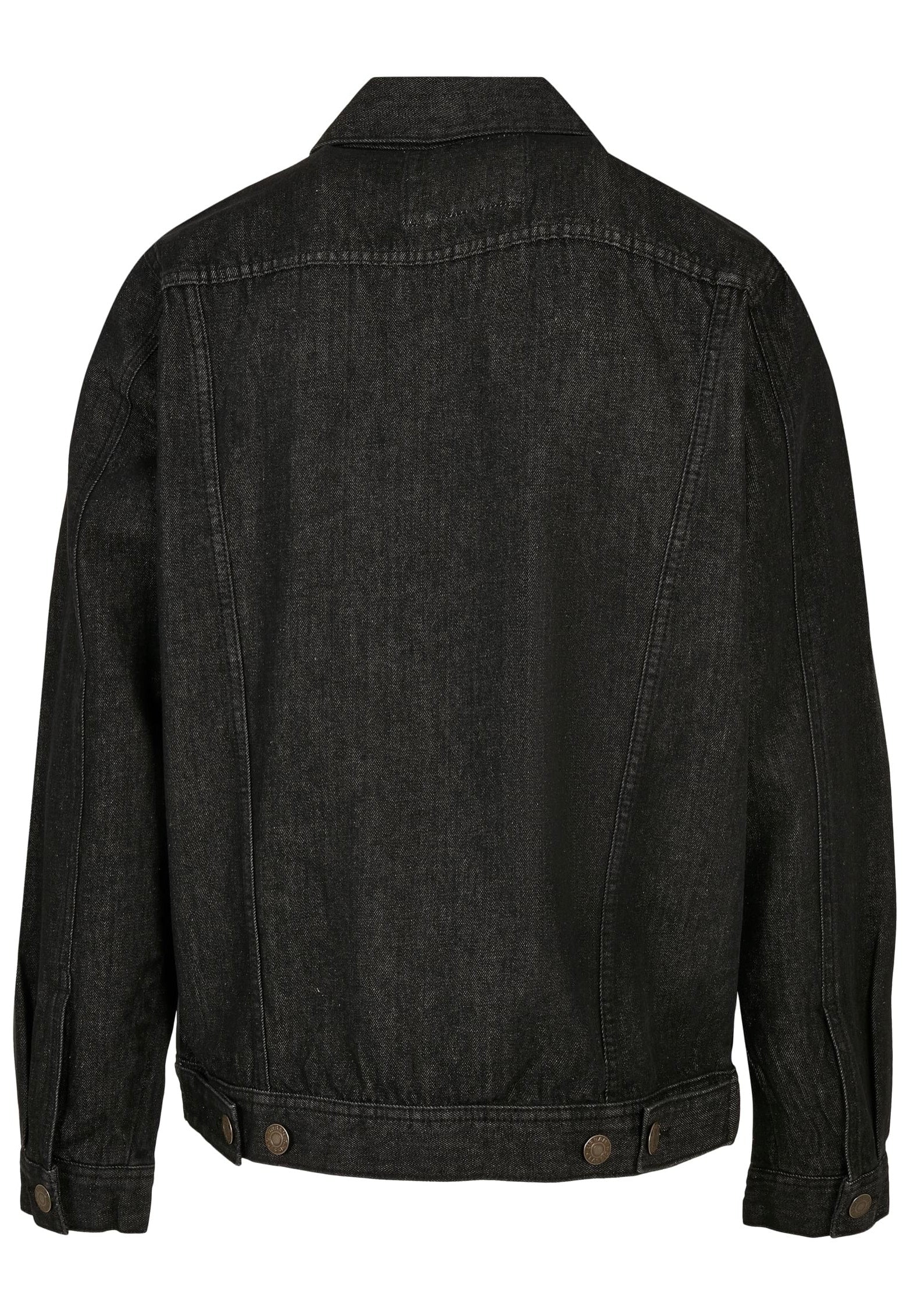 urban-classics-organic-basic-veste-jean-noir-homme image 8