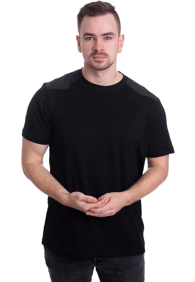 urban-classics-military-black-t-shirt-noir-basic-s-xl image 1