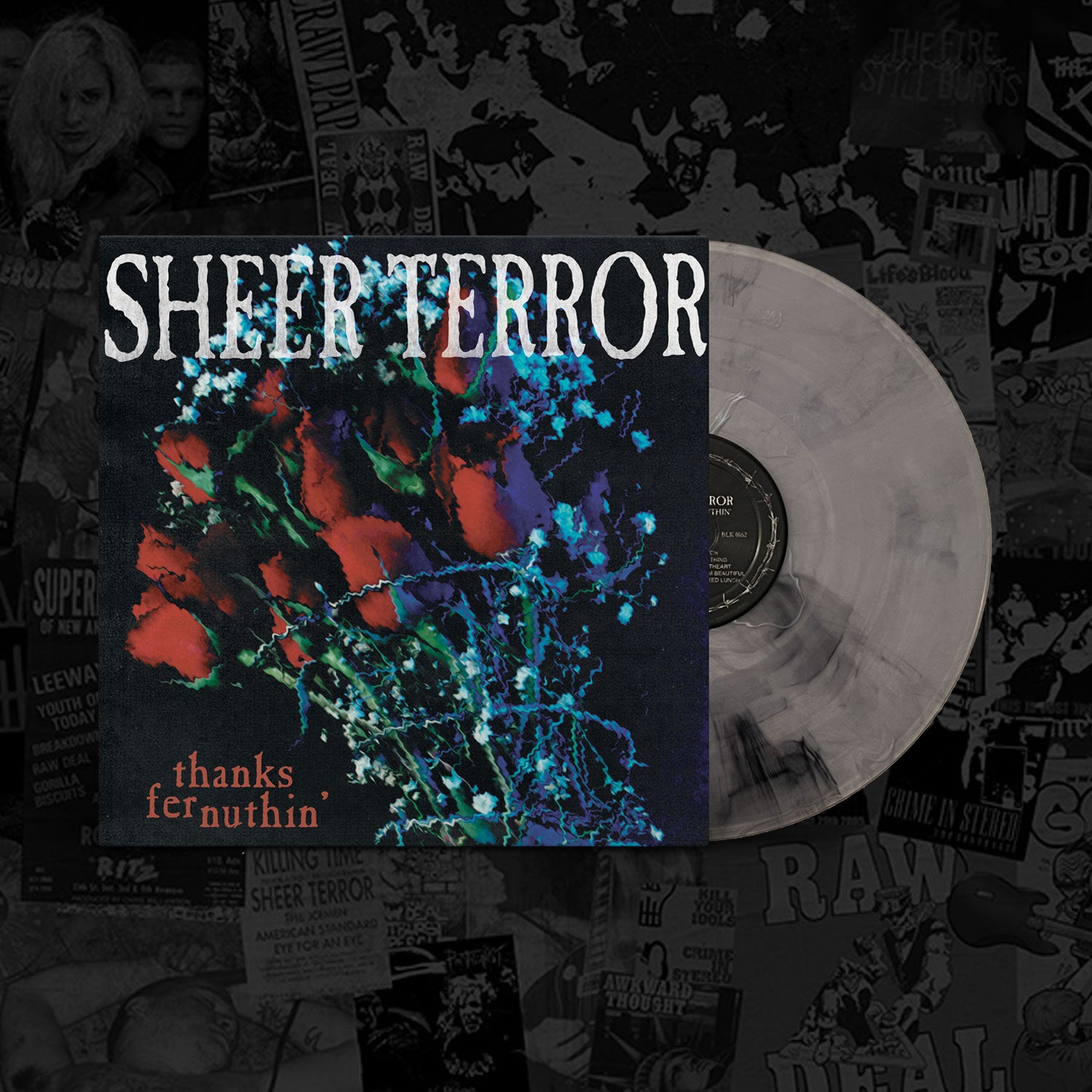 blackout-sheer-terror-thanks-fer-nuthin-vinyle-lp-swirl-bleu image 3
