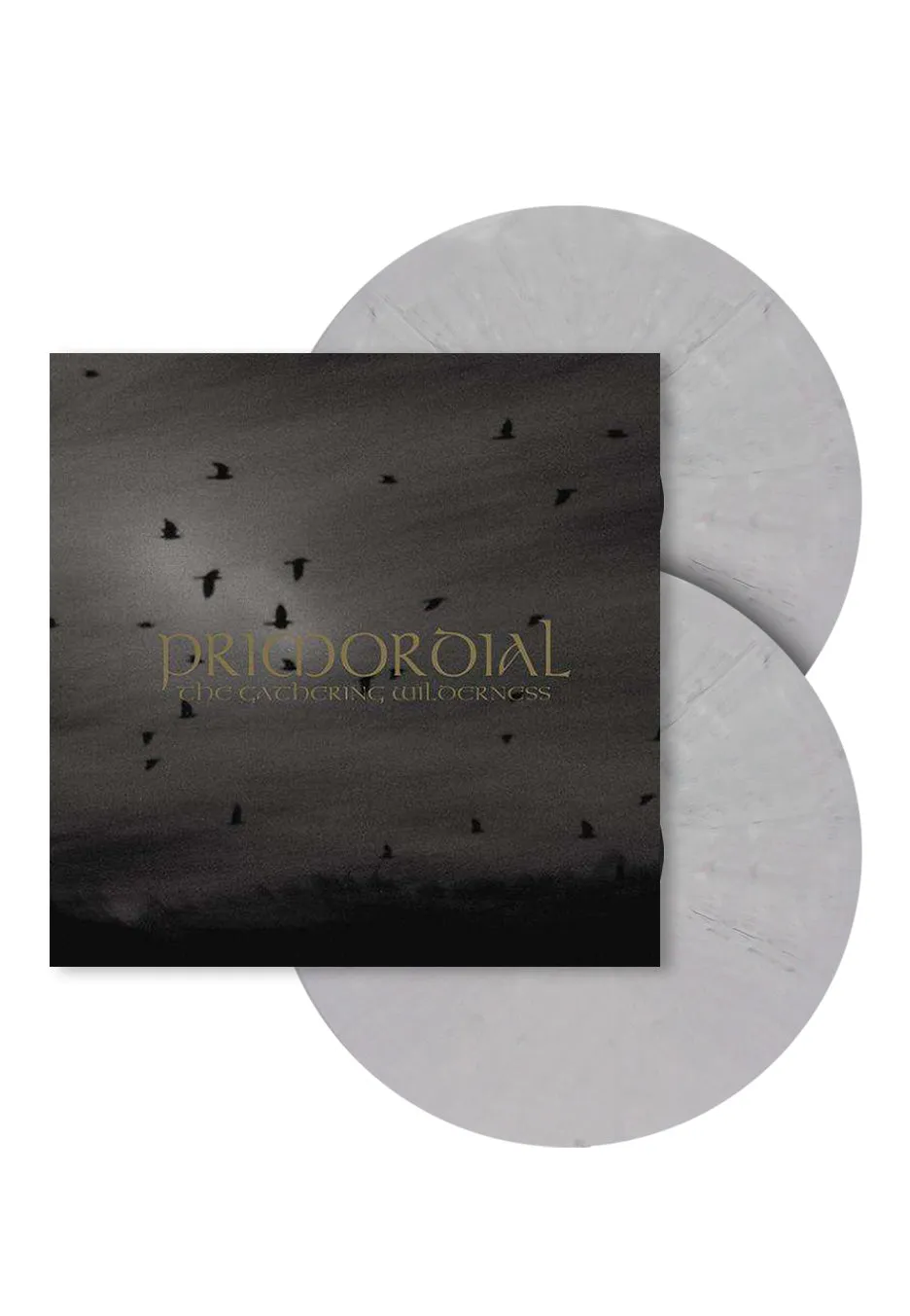 primordial-the-gathering-wilderness-double-vinyle-gris-metal image 1