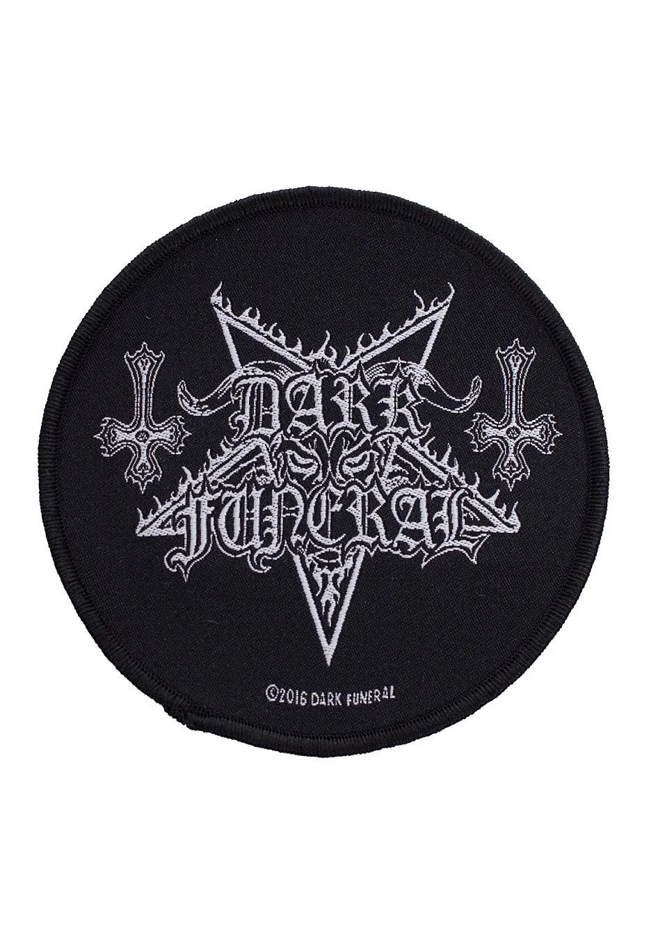dark-funeral-logo-patch-black-metal-noir-taille-unique image 1