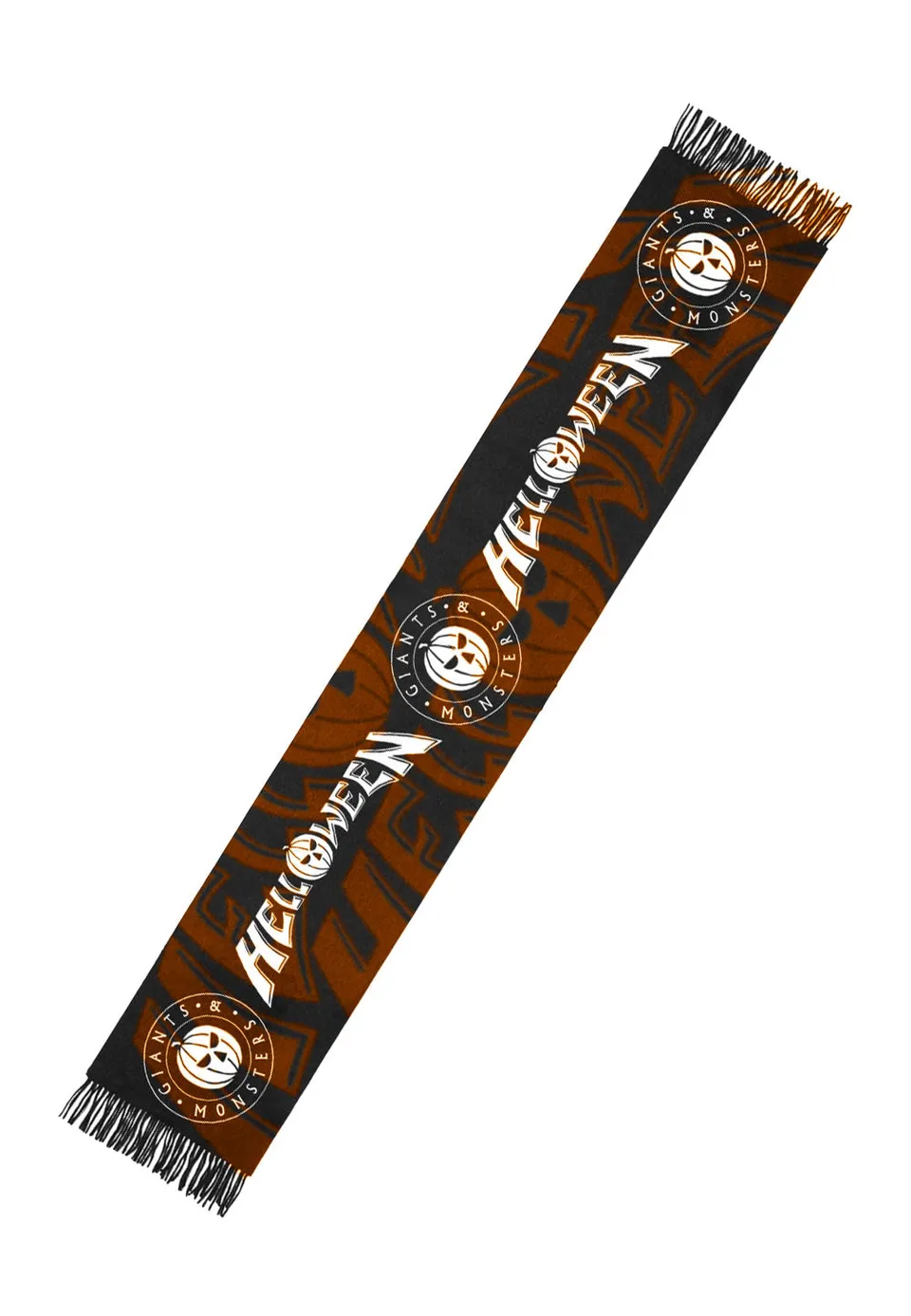 helloween-giants-monsters-charpe-orange-taille-unique-metal image 1