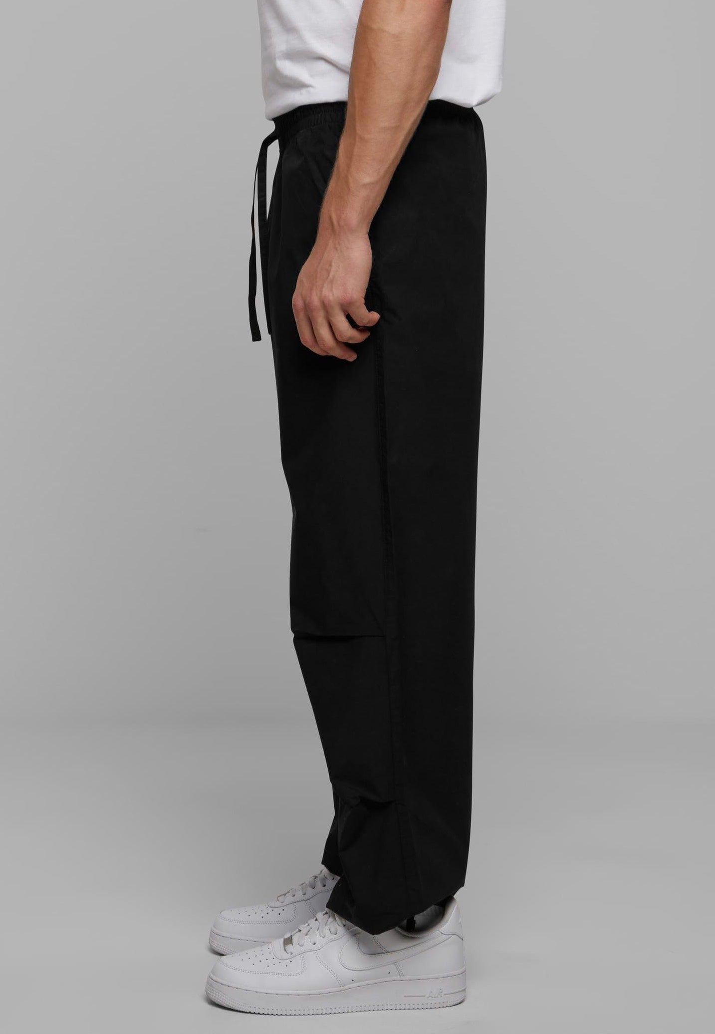 urban-classics-wide-poplin-pantalon-noir-large-coton image 2