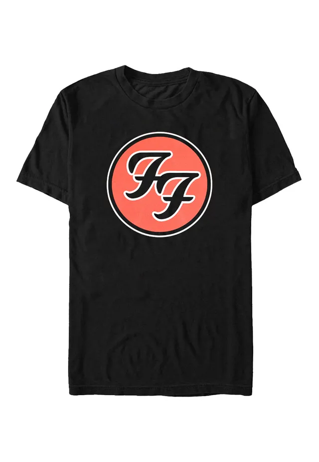 foo-fighters-ff-logo-t-shirt-noir-manches-courtes image 1