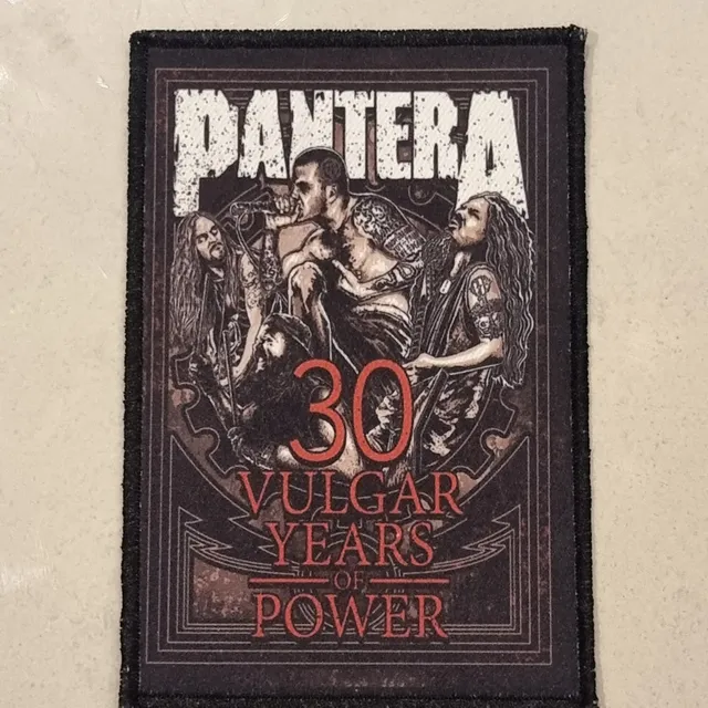 pantera-30-vulgar-years-of-power-patch-cusson image 1