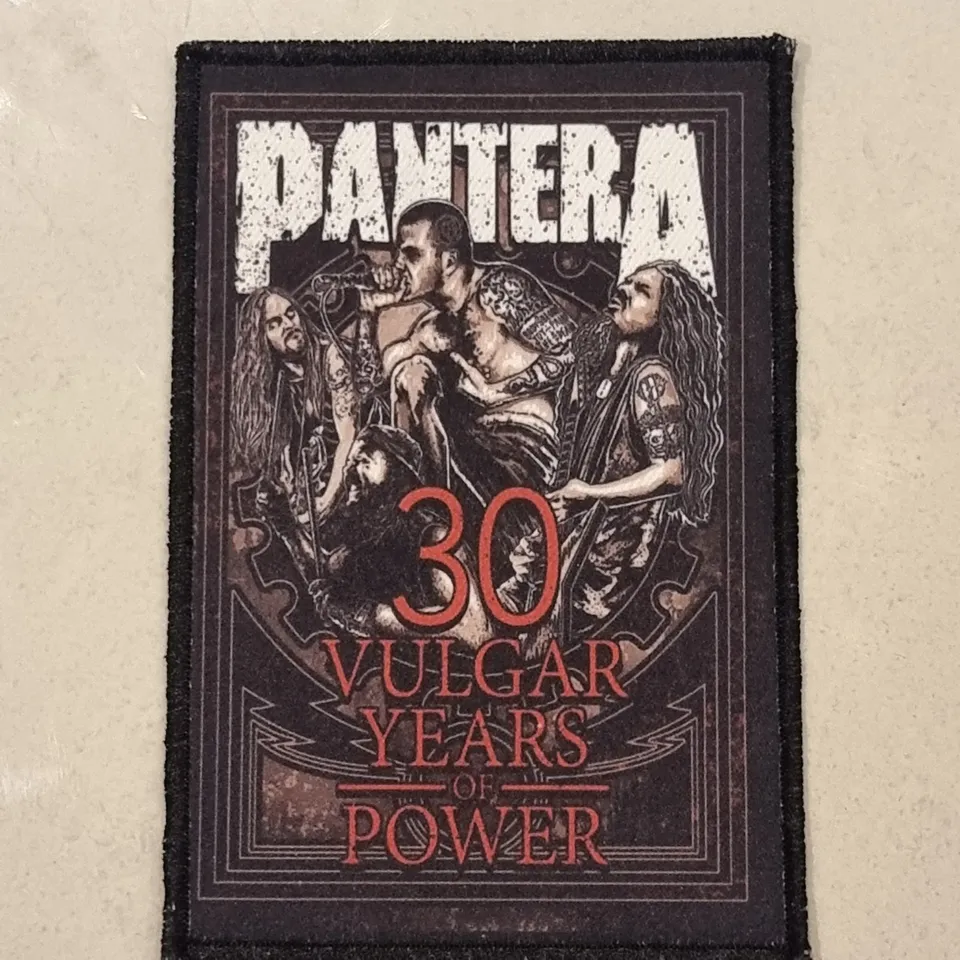 pantera-30-vulgar-years-of-power-patch-cusson image 1