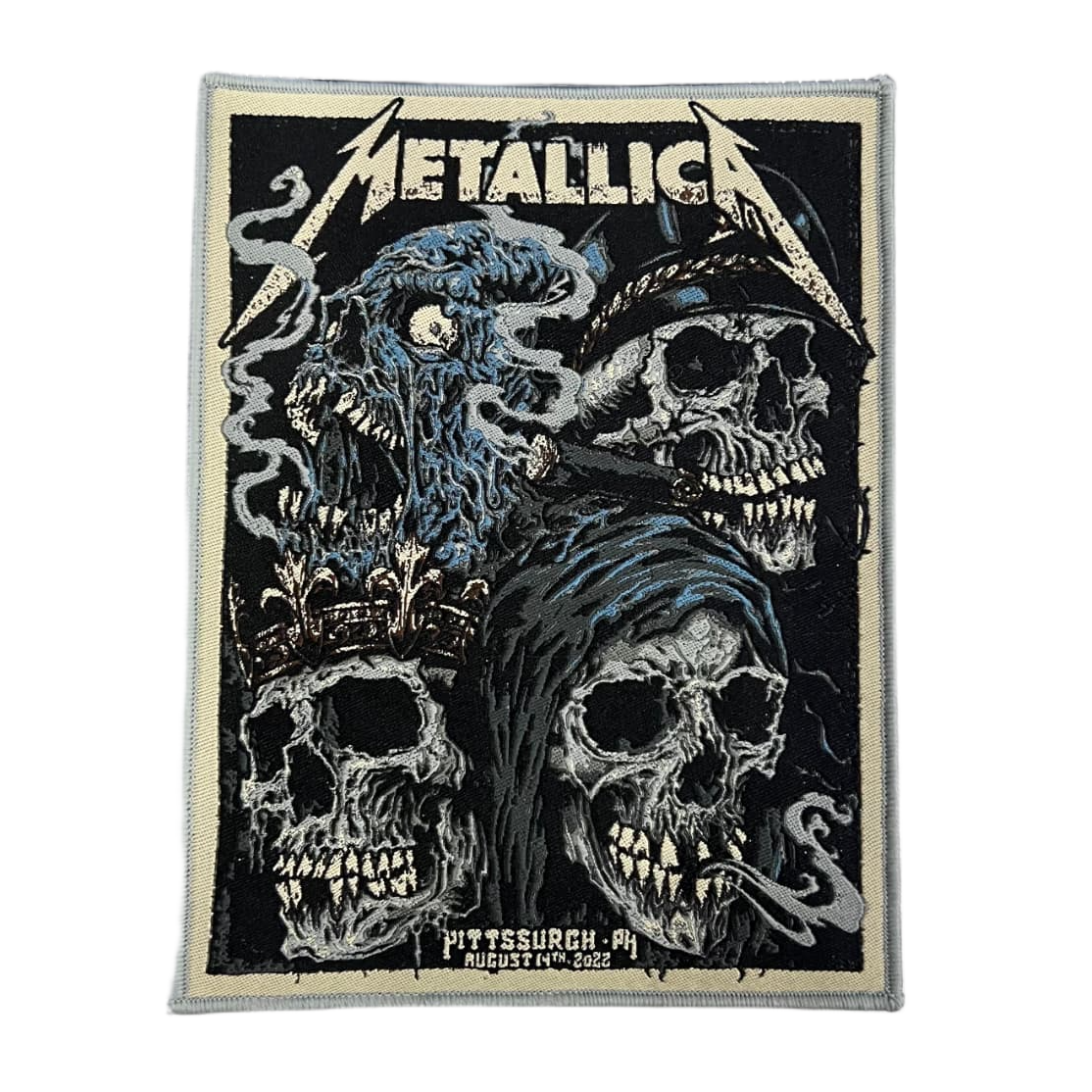 783punx-small-patch-metallica-pittsburgh-2022-patch-tiss-bordure-noire image 5