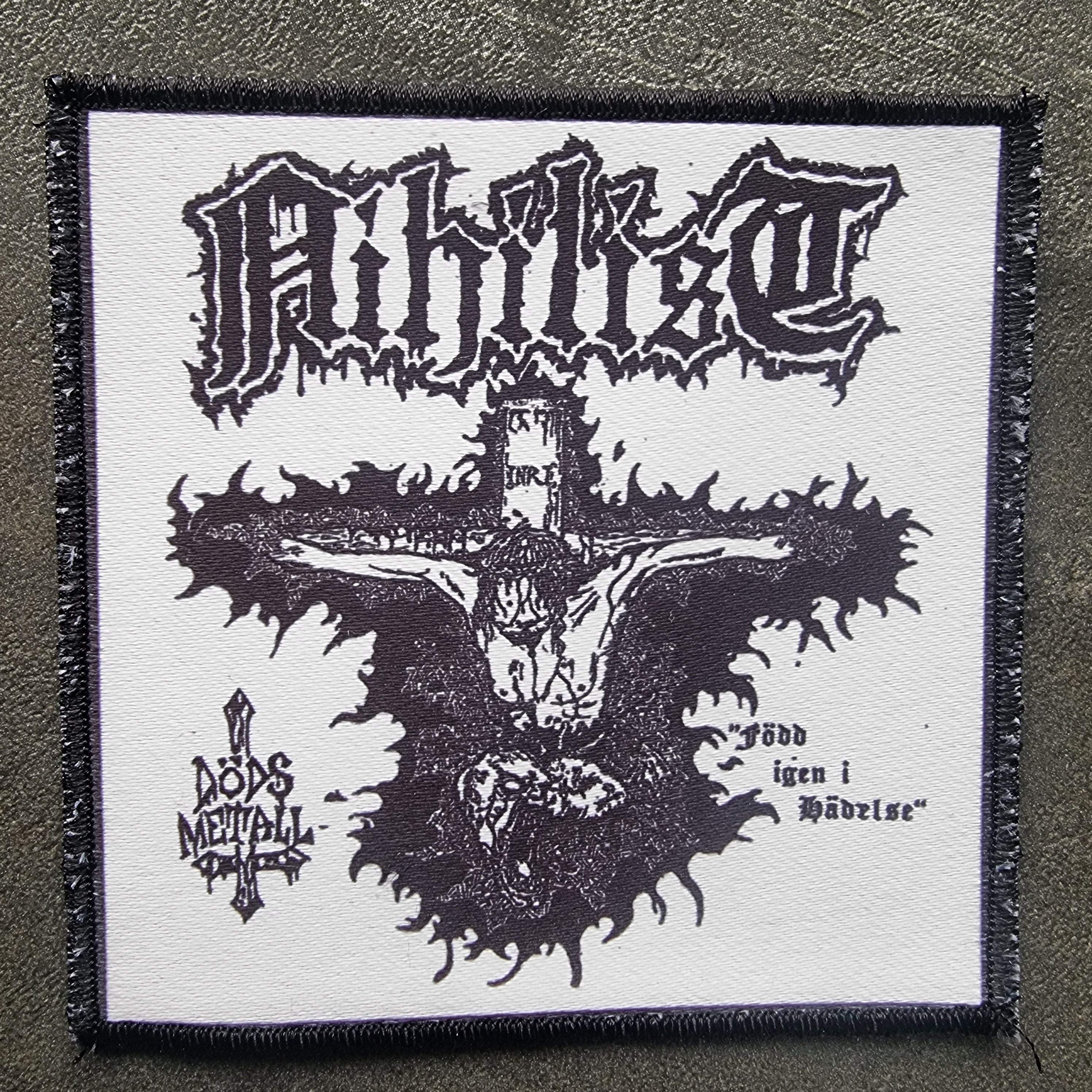 nihilist-live-at-bj-rks-trag-rden-patch-metal-coudre image 1