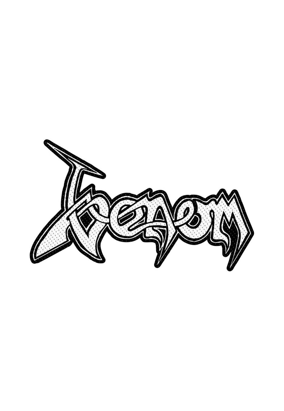venom-logo-cut-out-patch-noir-taille-unique image 1