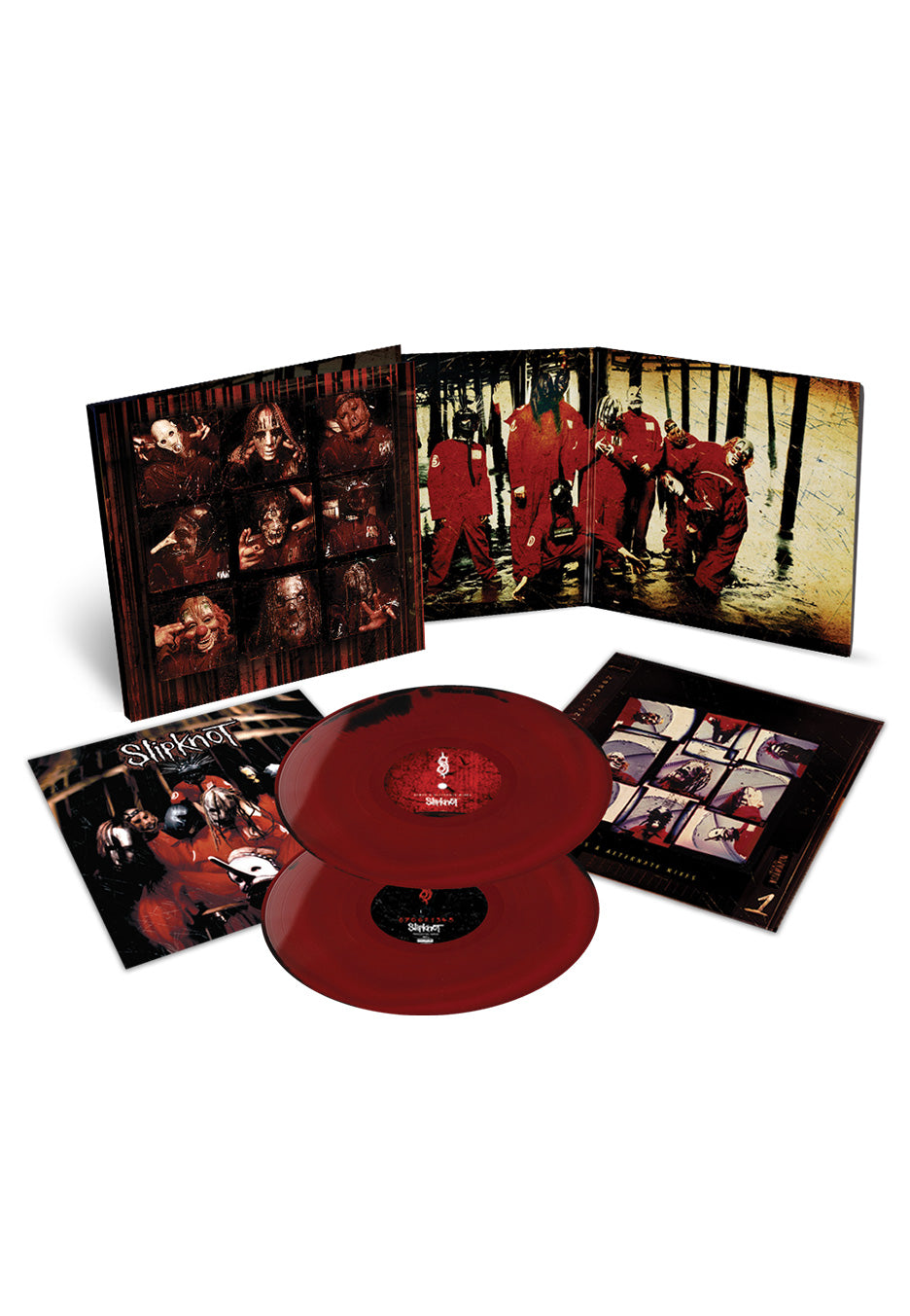 slipknot-25th-anniversary-double-vinyle-rouge-noir-limit image 1