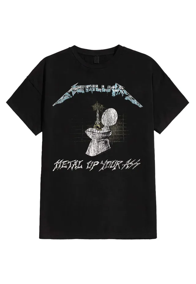 metallica-metal-up-your-ass-t-shirt-noir-homme image 1