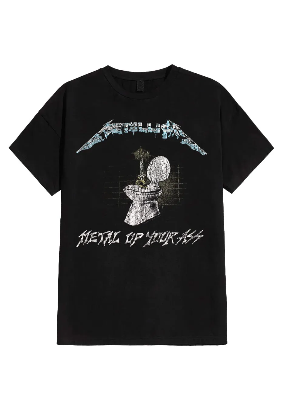 metallica-metal-up-your-ass-t-shirt-noir-homme image 1