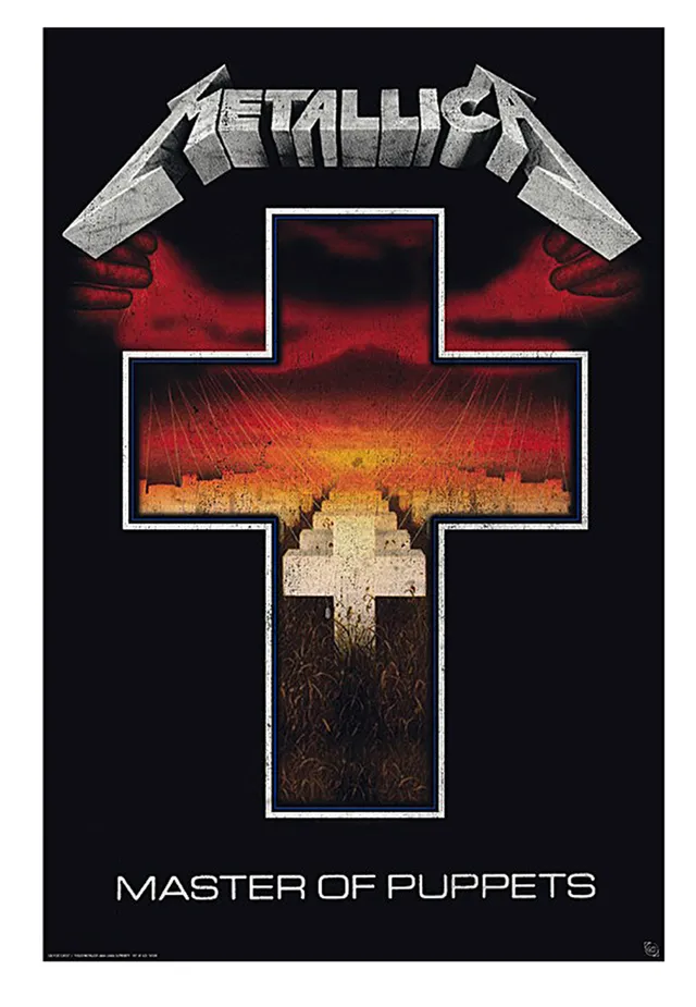 metallica-master-of-puppets-poster-maxi-thrash-metal-couleur image 1