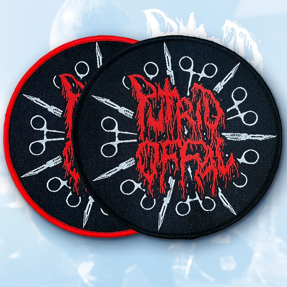 putrid-offal-logo-patch-tiss-cusson-border-noir image 1