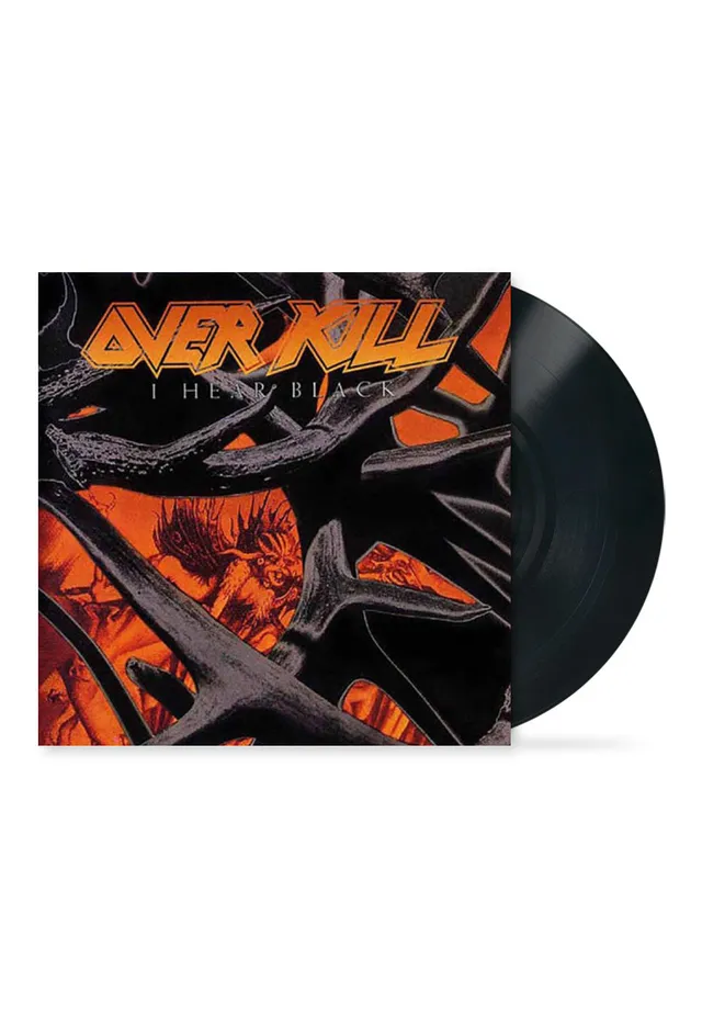 overkill-i-hear-black-vinyle-lp-thrash-metal image 1