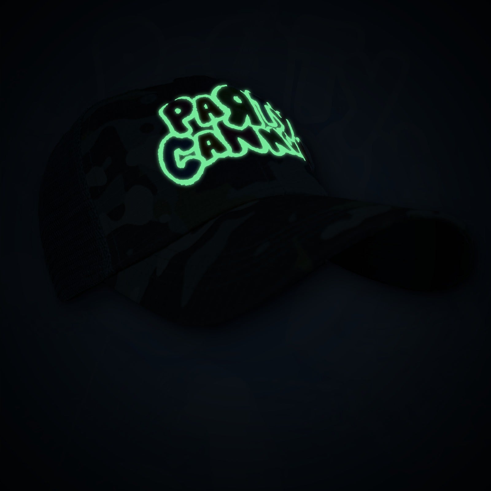 783punx-party-cannon-logo-casquette-trucker-camo-vert image 2
