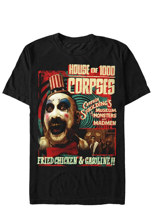 house-of-1000-corpses-captain-spaulding-t-shirt-noir image 1
