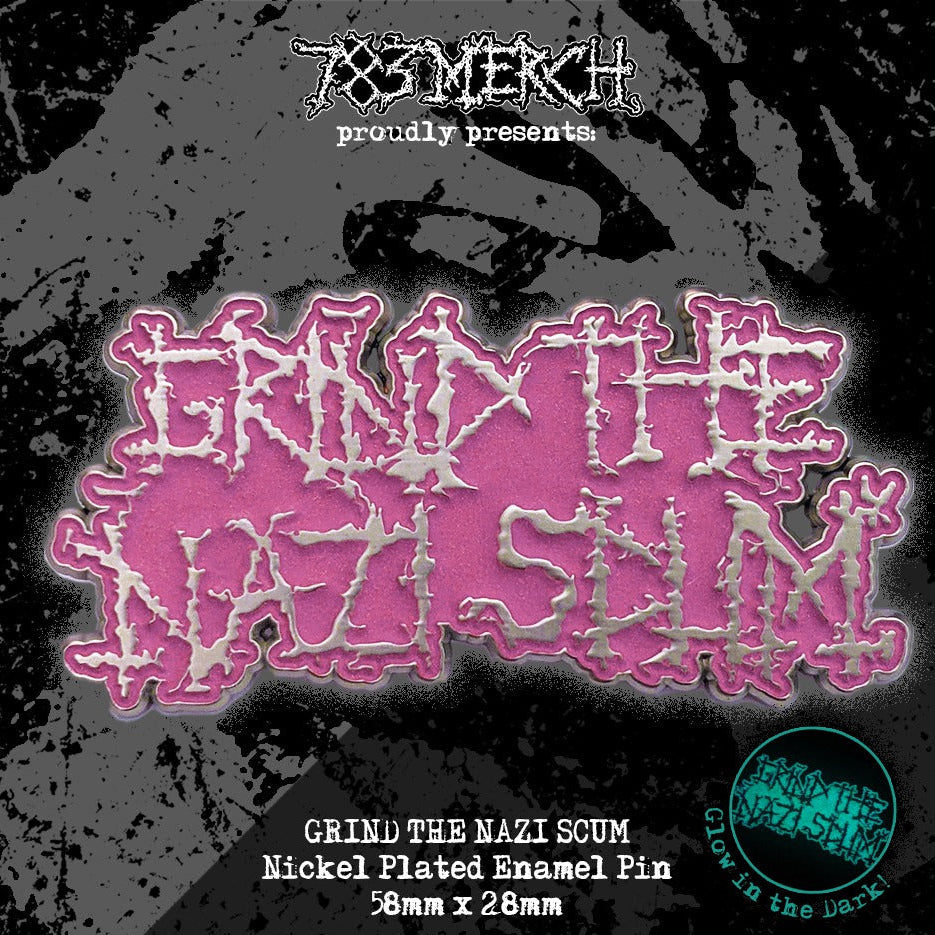 grind-the-nazi-scum-pin-s-mail-phosphorescent-58-mm-noir image 3