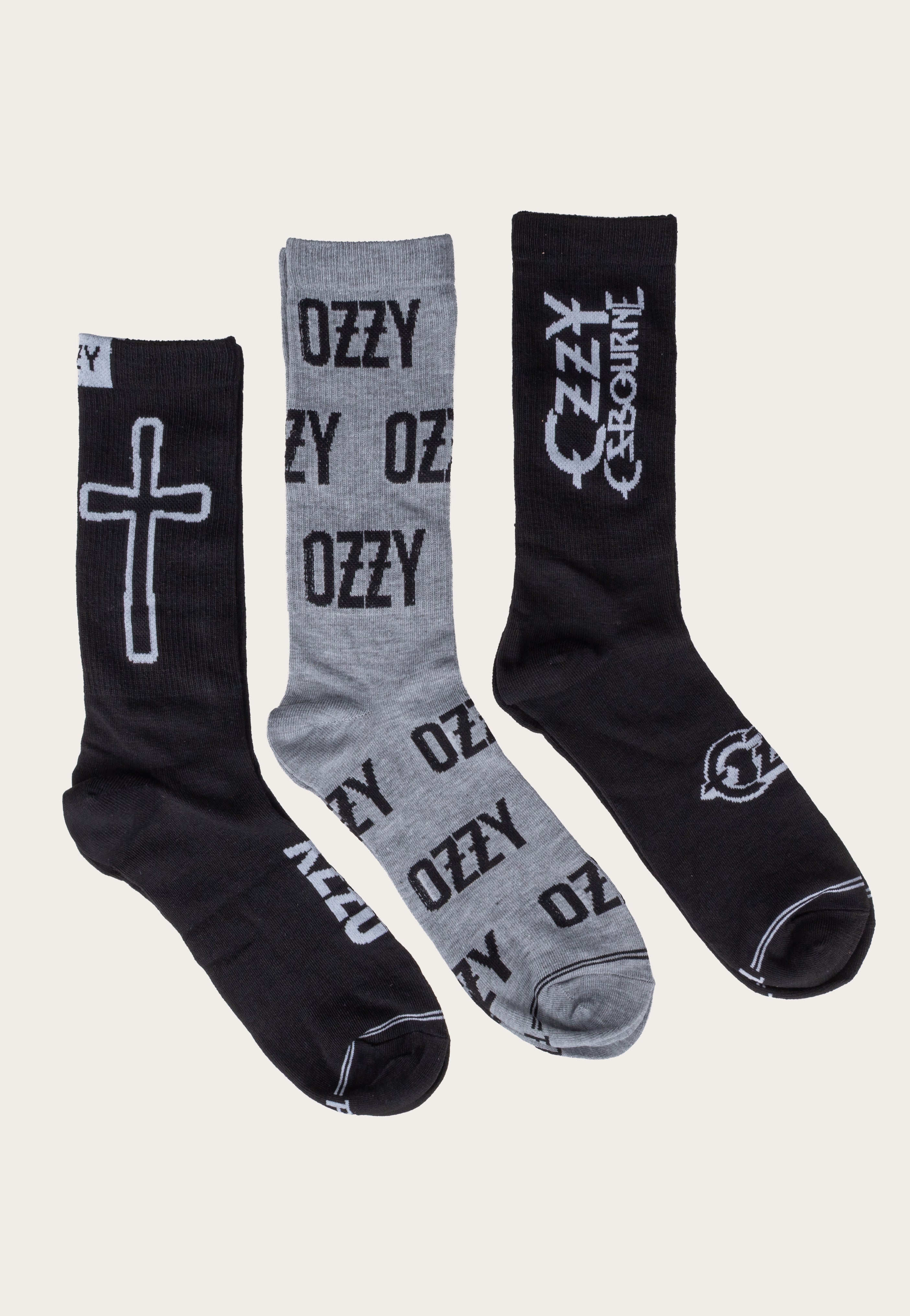 ozzy-osbourne-sock-guitar-tin-chaussettes-multicolore image 4