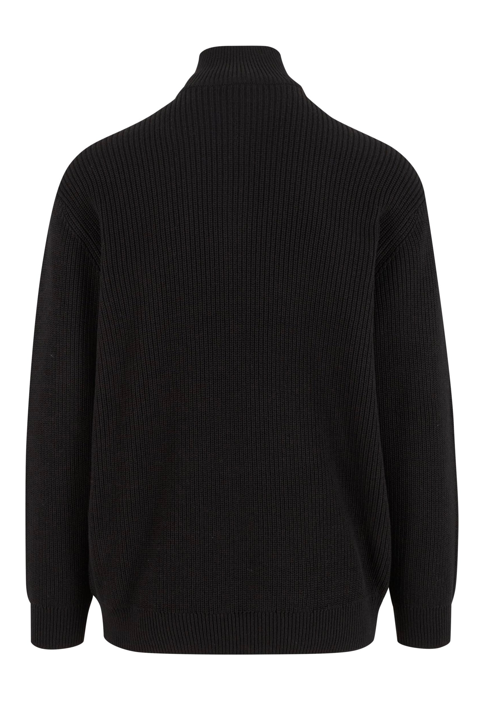 urban-classics-rib-basic-black-pull-noir-homme-tricot image 6