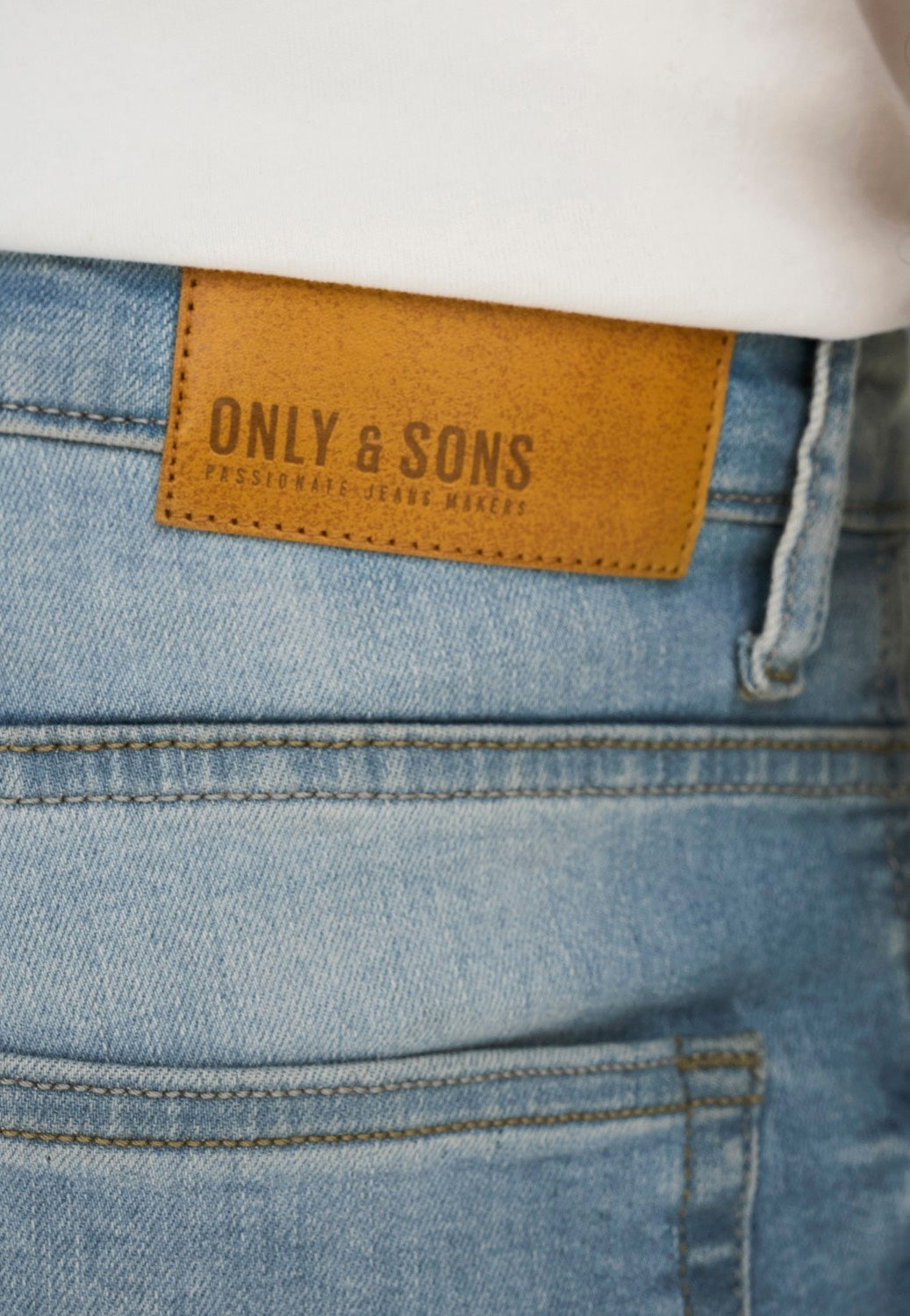 only-sons-loom-slim-blue-jean-homme-bleu-slim image 3