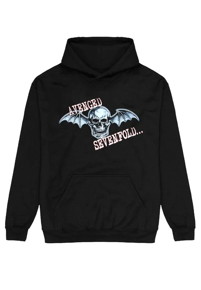 avenged-sevenfold-deathbat-hoodie-noir-homme image 1