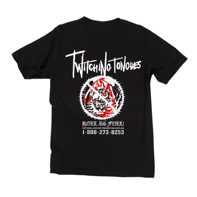 closed-casket-activities-twitching-tongues-hell-is-full-t-shirt image 1