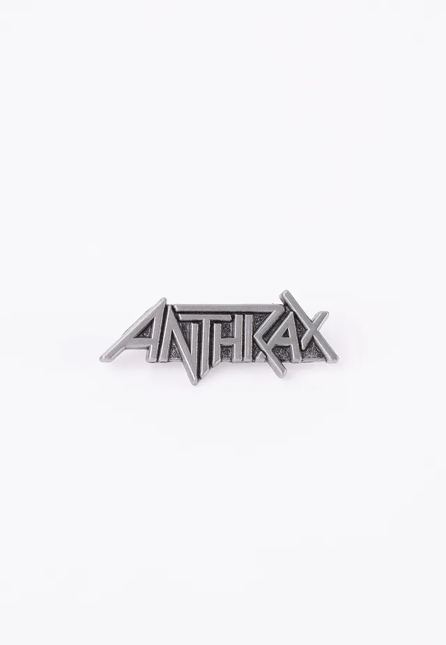 anthrax-logo-pin-s-m-tal-gris-taille-unique image 1