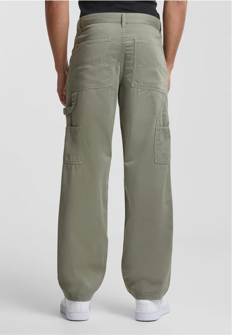 urban-classics-twill-double-knee-pantalon-vert image 3