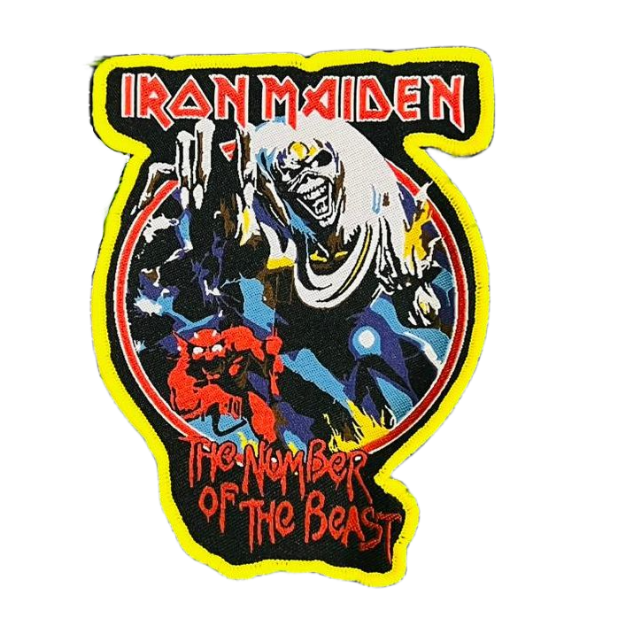 783punx-small-patch-iron-maiden-number-beast-patch-tiss-rouge image 5