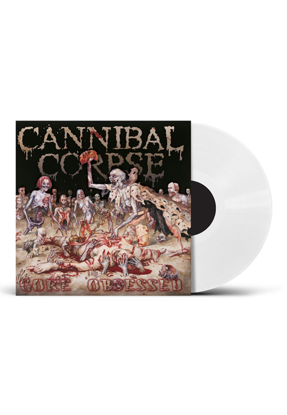 cannibal-corpse-gore-obsessed-vinyle-blanc-limit image 1