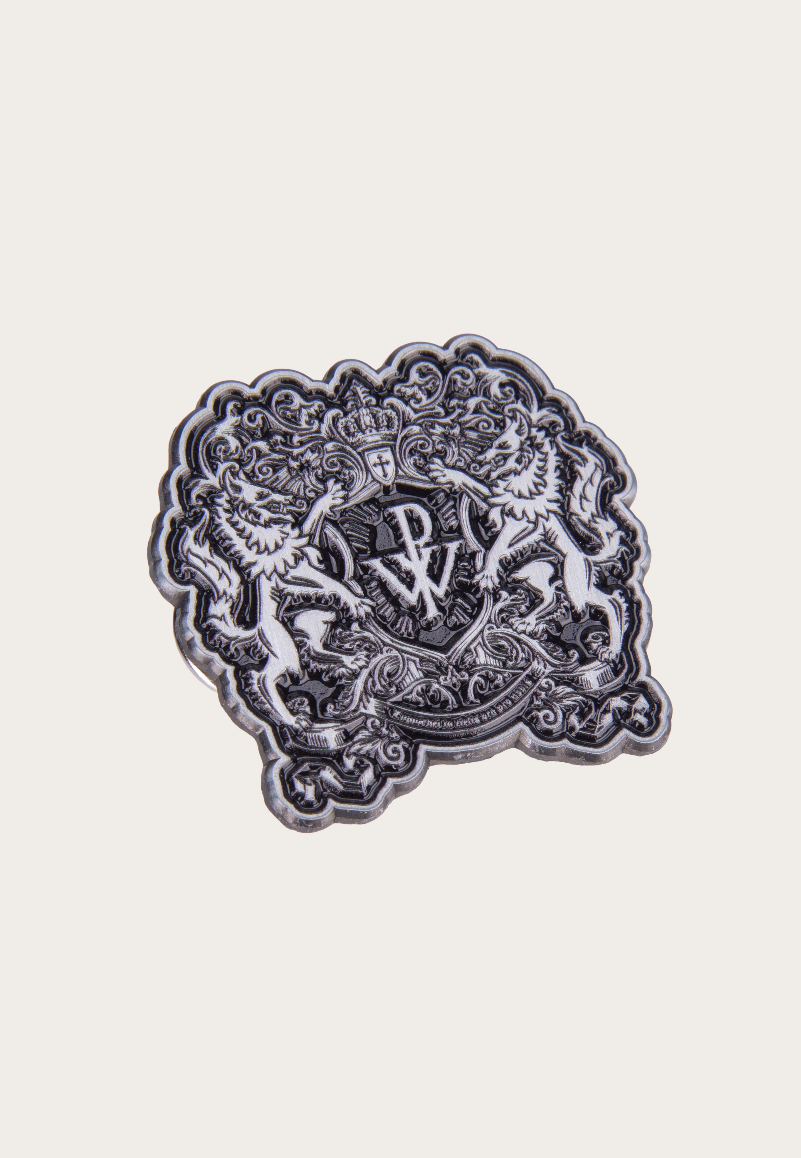 powerwolf-crest-pin-gris-m-tal-power-metal image 1