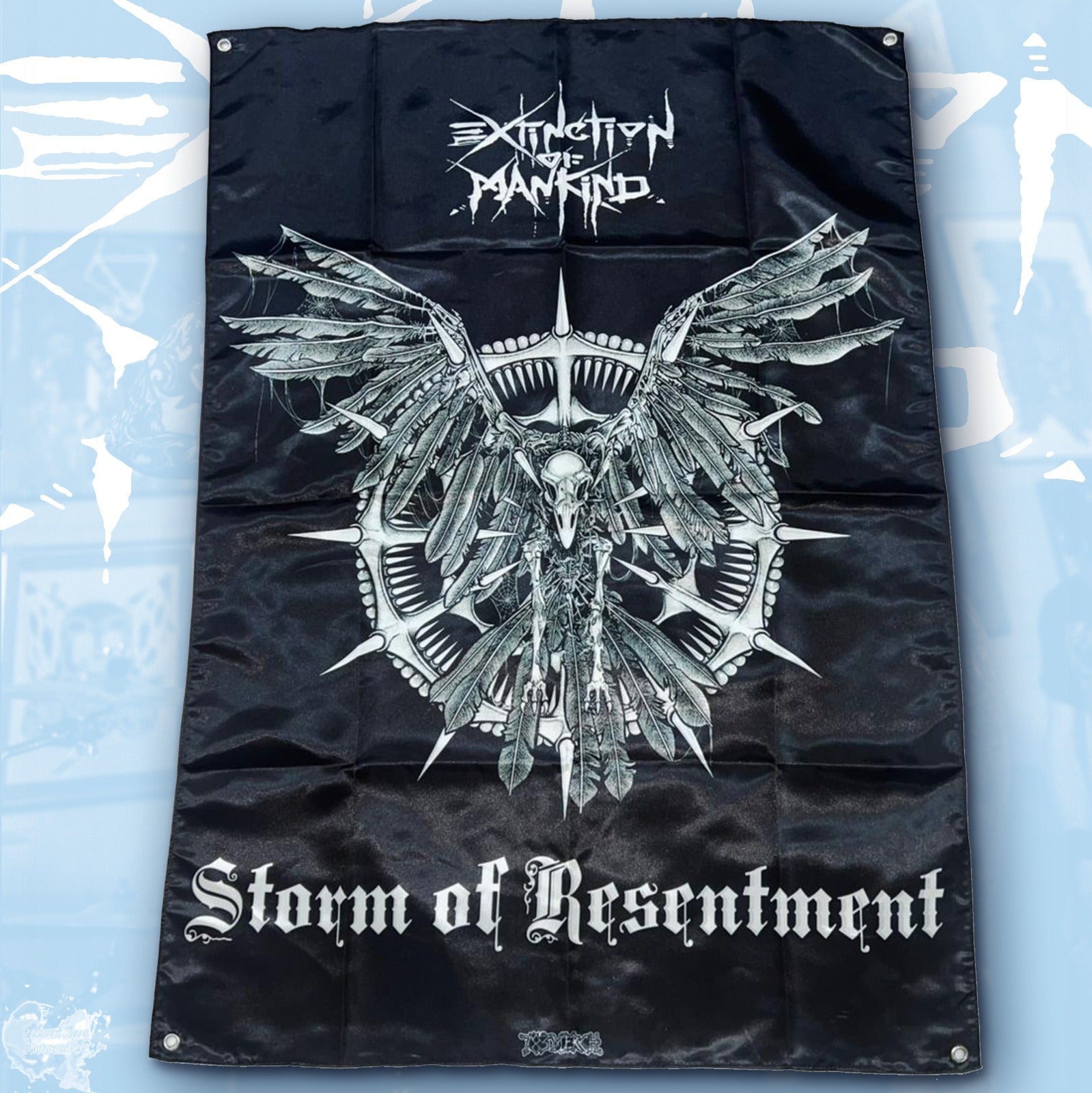 extinction-of-mankind-storm-of-resentment-drapeau-100x70 image 1