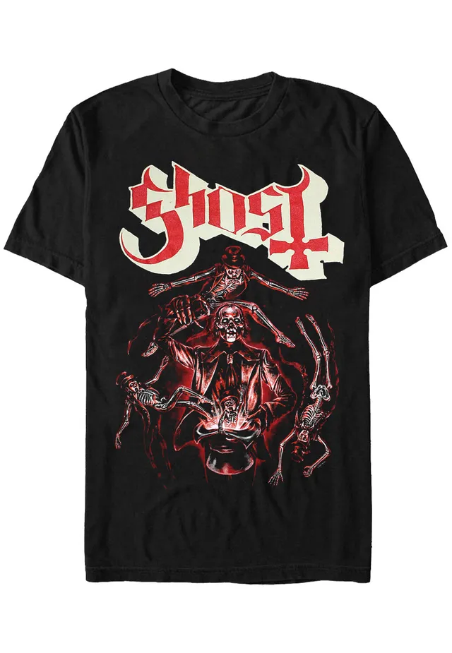 ghost-magician-t-shirt-noir-homme-rock image 1