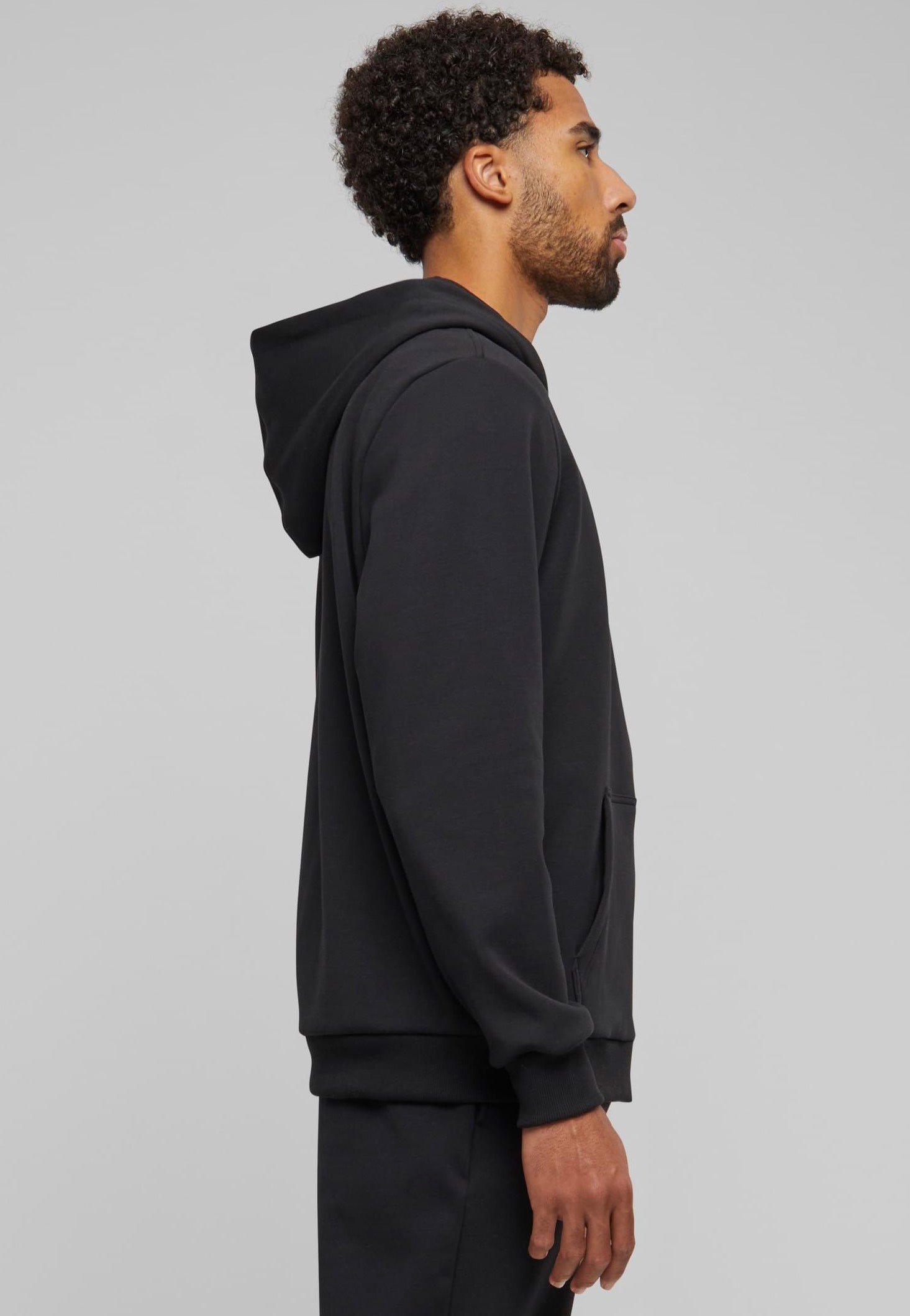 urban-classics-cozy-zip-sweat-zipp-noir-homme image 3