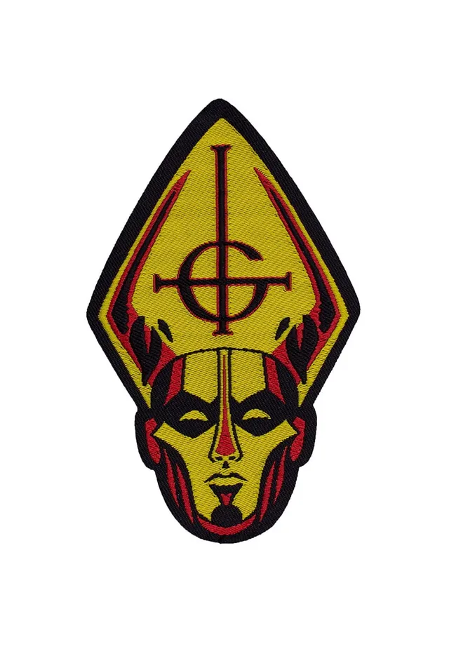 ghost-papa-head-patch-cusson-noir-taille-unique image 1