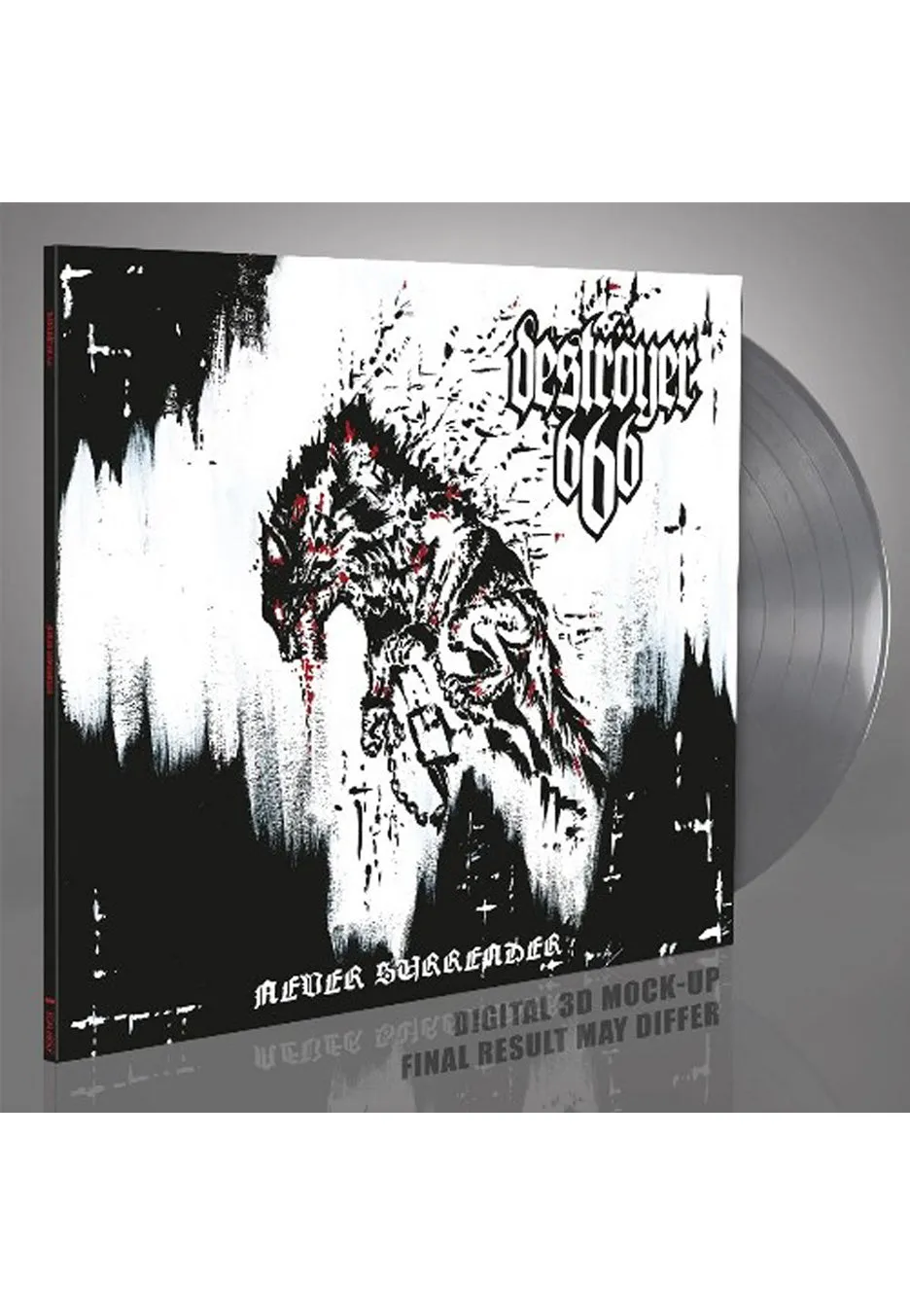 destr-yer-666-never-surrender-vinyle-argent-thrash-black image 1